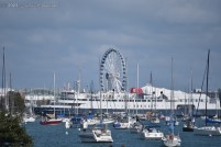 The Centennial Wheel on Navy Pier, taken from Queen's Landing